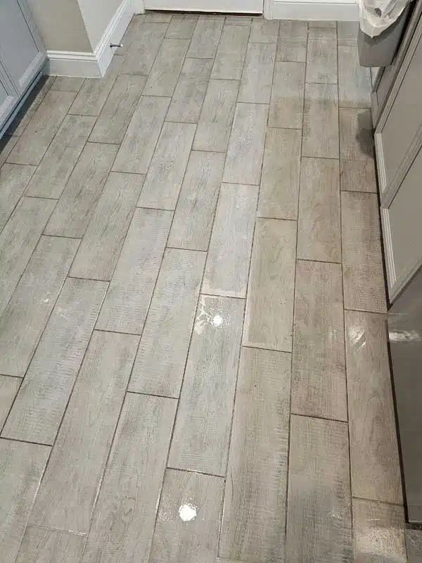 Tile and Grout Color Sealing before